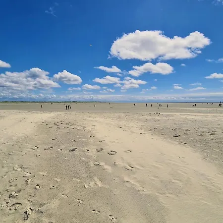 In St Peter Ording, Cleaning Included 아파트 Böhl