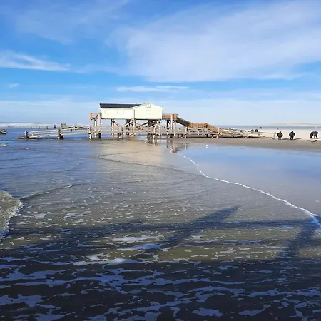 In St Peter Ording, Cleaning Included 아파트 Böhl